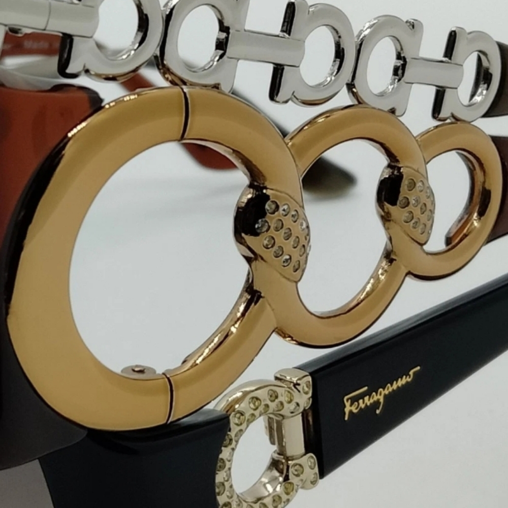 Sale🚨 Salvatore Ferragamo Sunglasses with Gold Accents - Picture 2 of 4